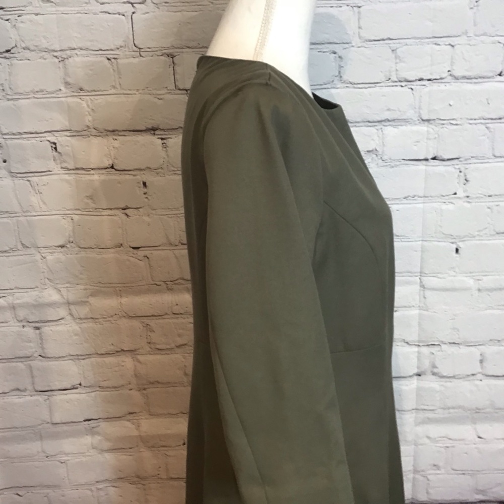 Pendleton Virgin Wool Olive Green Button Front De… - image 4